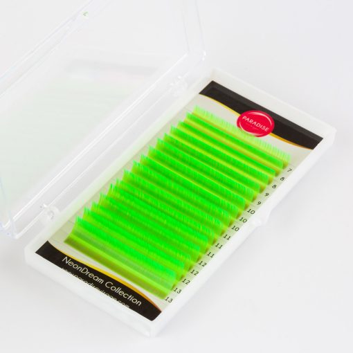 EXTENSION CIGLIA PARADISE - UV NEON VERDE / 0.07 