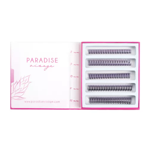 PROMADE FEKETE&LILA OMBRE 5D 0.05 CC ÍV MIX NOVA SUPREME MŰSZEMPILLA PARADISE VISAGE
