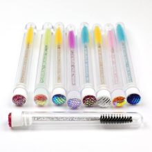 Pillafésű csillámos tartóban - 10 db